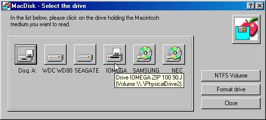 Versions 7 et 8 of MacDisk